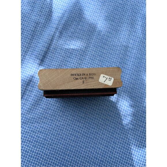 Vintage Rubber Line Art Woman Stamp - Picture 3 of 4